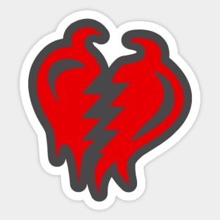 Torn heart Sticker